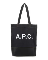 A.P.C. Schultertasche Marineblau