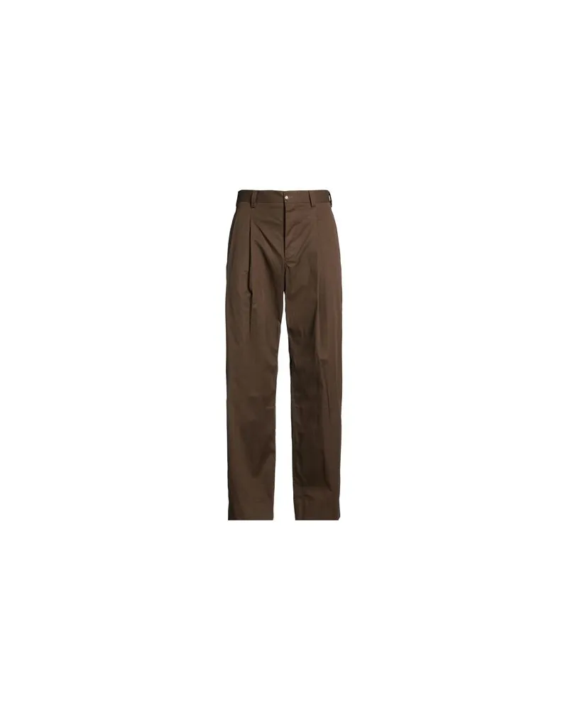 Laneus HOSEN & RÖCKE - Hosenauf YOOX.COM Schokobraun