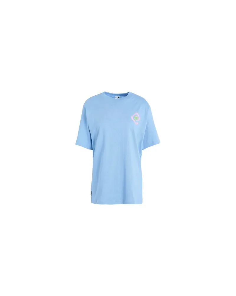 Puma DOWNTOWN Relaxed Graphic Tee  - TOPS - T-shirtsauf YOOX.COM Hellblau