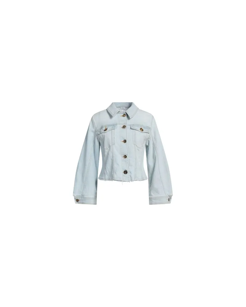Pinko JACKEN & MÄNTEL - Jeansjacken/Mäntelauf YOOX.COM Blau