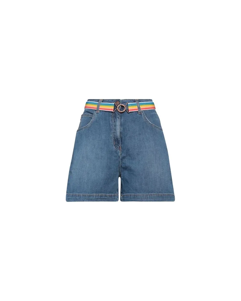 Moschino HOSEN & RÖCKE - Jeansshortsauf YOOX.COM Blau