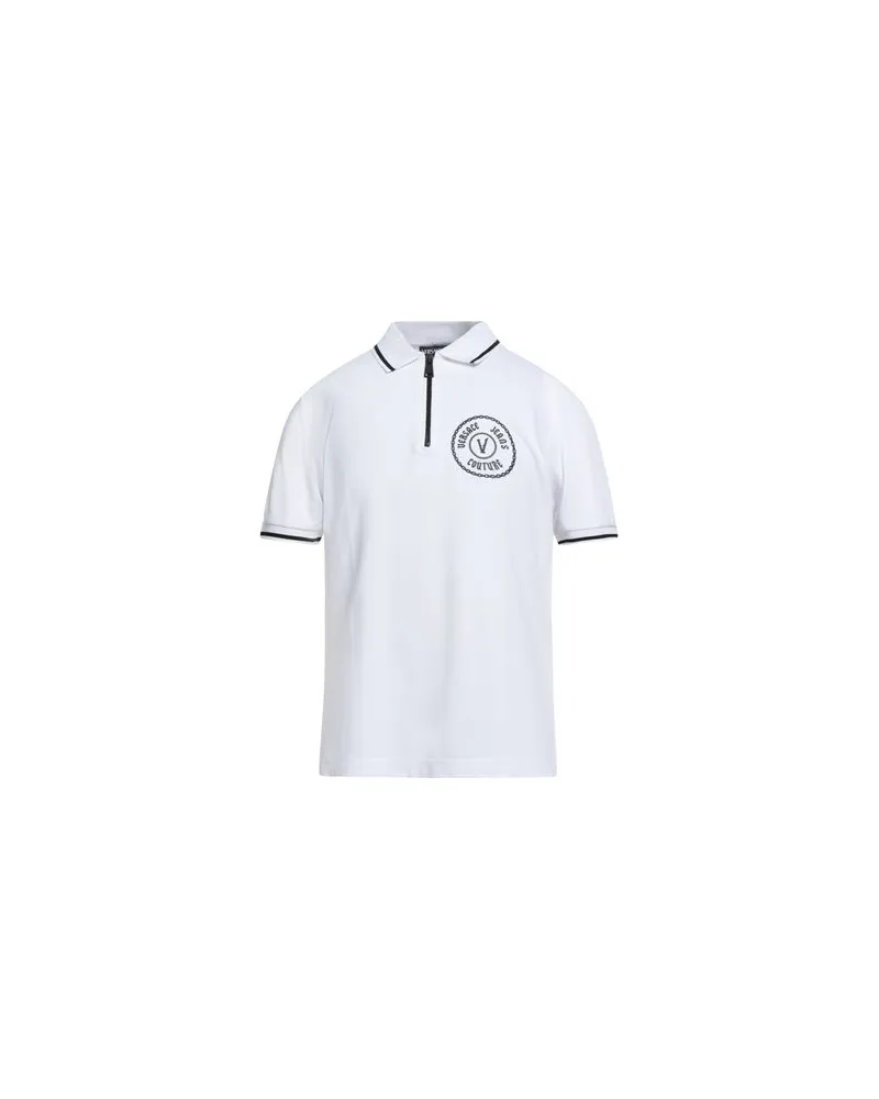 Versace Jeans TOPS - Poloshirtsauf YOOX.COM Weiß