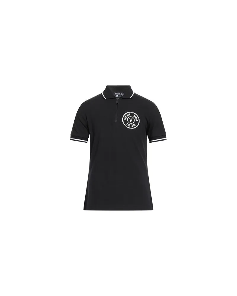 Versace Jeans TOPS - Poloshirtsauf YOOX.COM Schwarz