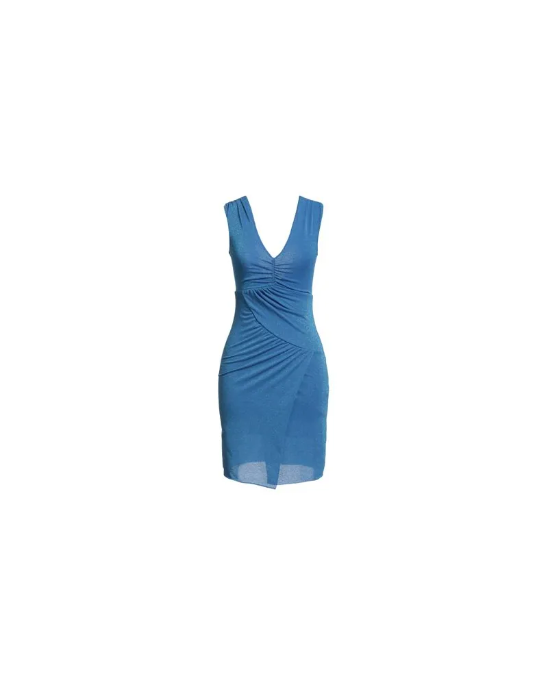 Kaos KLEIDER - Mini-Kleiderauf YOOX.COM Azurblau