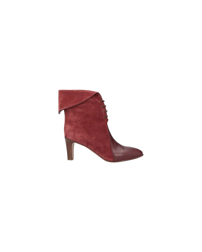 Chloé SCHUHE - Stiefelettenauf YOOX.COM Bordeaux