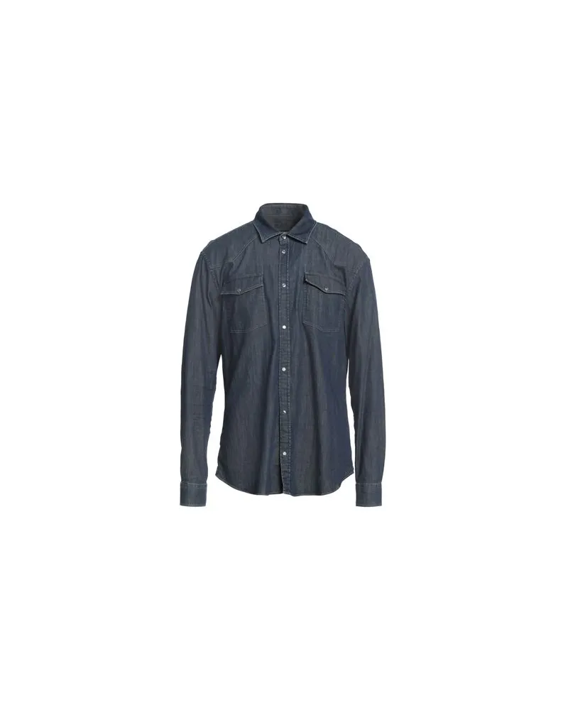 Dondup TOPS - Jeanshemdenauf YOOX.COM Blau