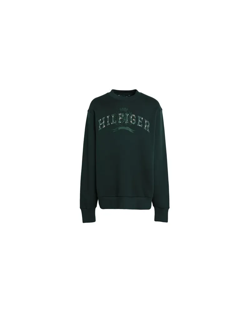 Tommy Hilfiger TOPS - Sweatshirtsauf YOOX.COM Dunkelgrün