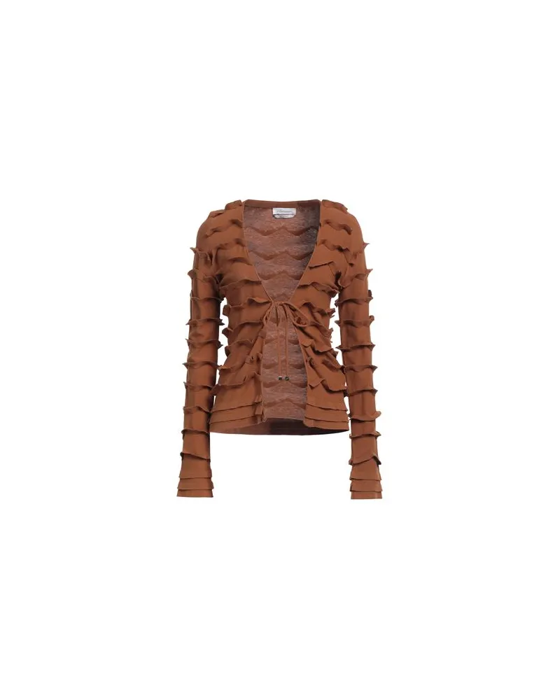 Blumarine STRICKWAREN - Strickjackenauf YOOX.COM Braun