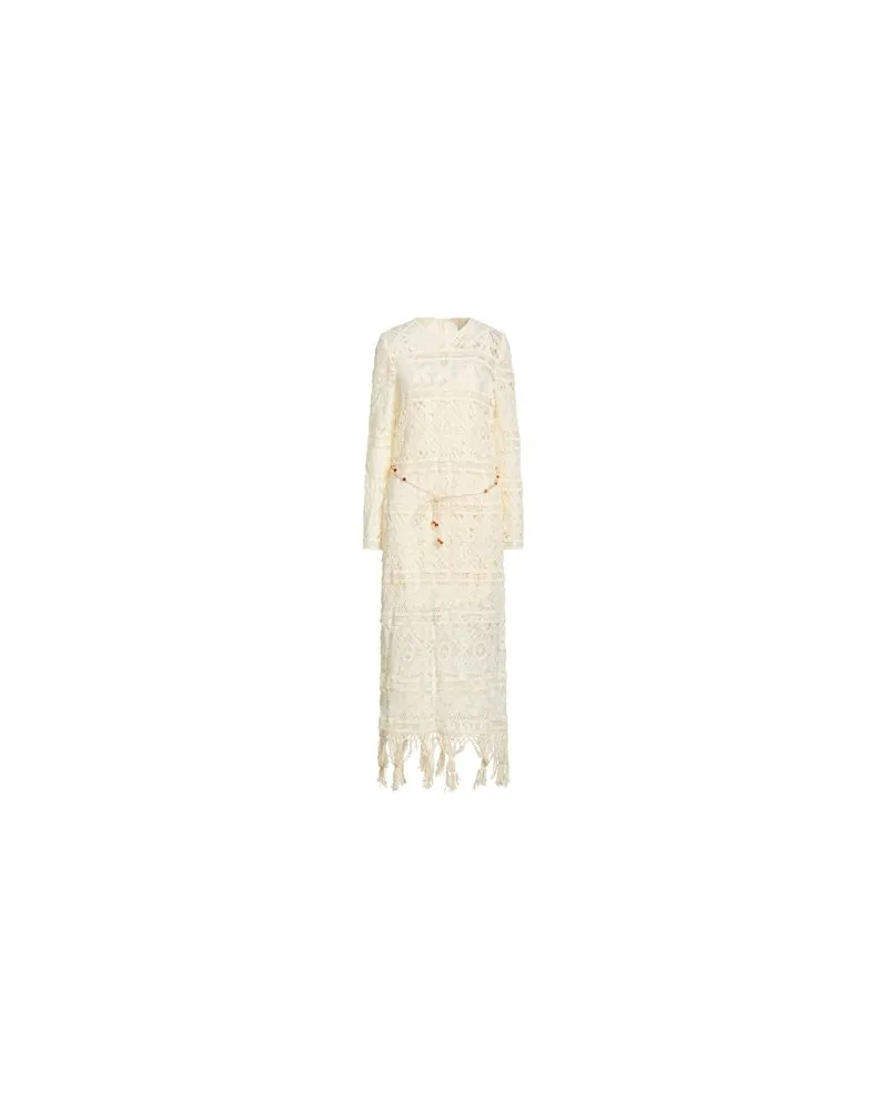 Zimmermann KLEIDER - Midi-Kleiderauf YOOX.COM Elfenbein