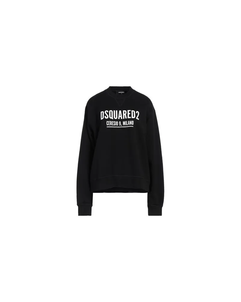 Dsquared2 TOPS - Sweatshirtsauf YOOX.COM Schwarz