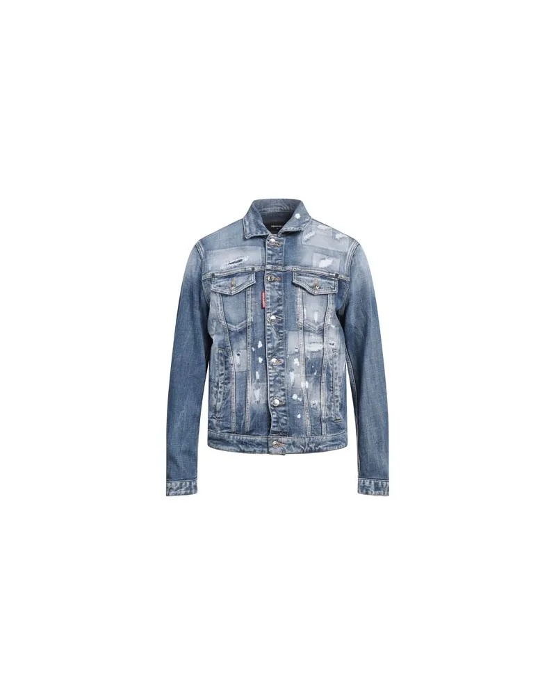 Dsquared2 JACKEN & MÄNTEL - Jeansjacken/Mäntelauf YOOX.COM Blau