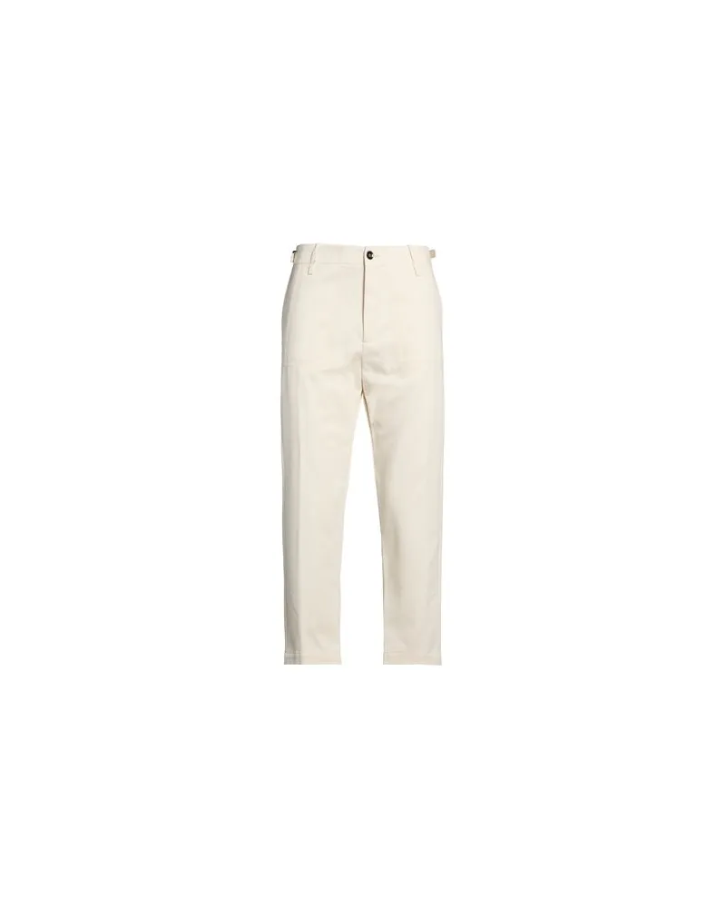 OFFICINA 36 HOSEN & RÖCKE - Hosenauf YOOX.COM Cremeweiß