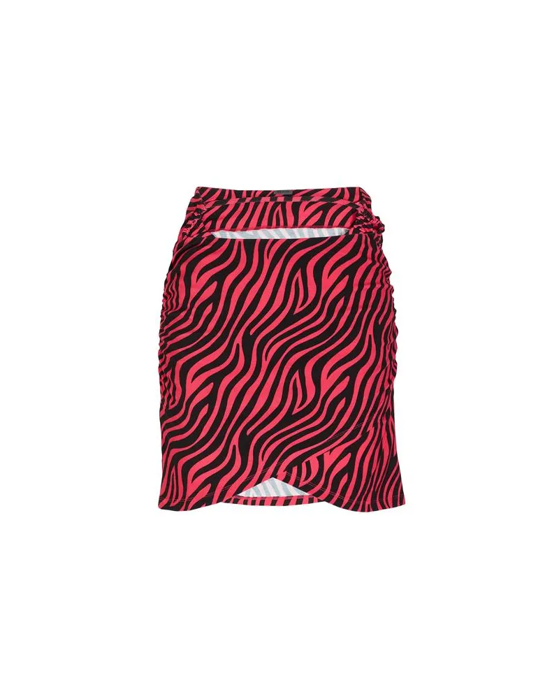 8 by Yoox PRINTED JERSEY CUT-OUT MINI SKIRT  - HOSEN & RÖCKE - Miniröckeauf YOOX.COM Fuchsia