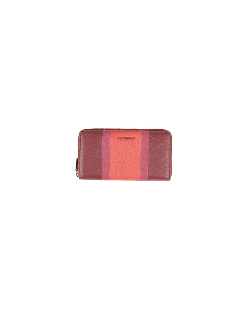 Coccinelle Kleinlederwaren - Brieftaschenauf YOOX.COM Ziegelrot