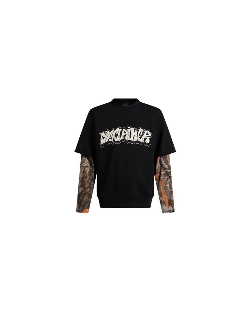 DISCLAIMER TOPS - Sweatshirtsauf YOOX.COM Schwarz