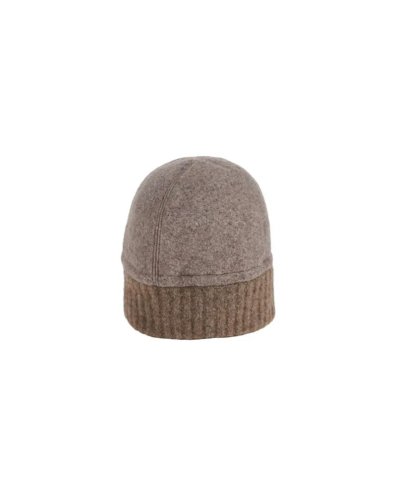Isabel Benenato ACCESSOIRES - Mützen & Hüteauf YOOX.COM Khaki