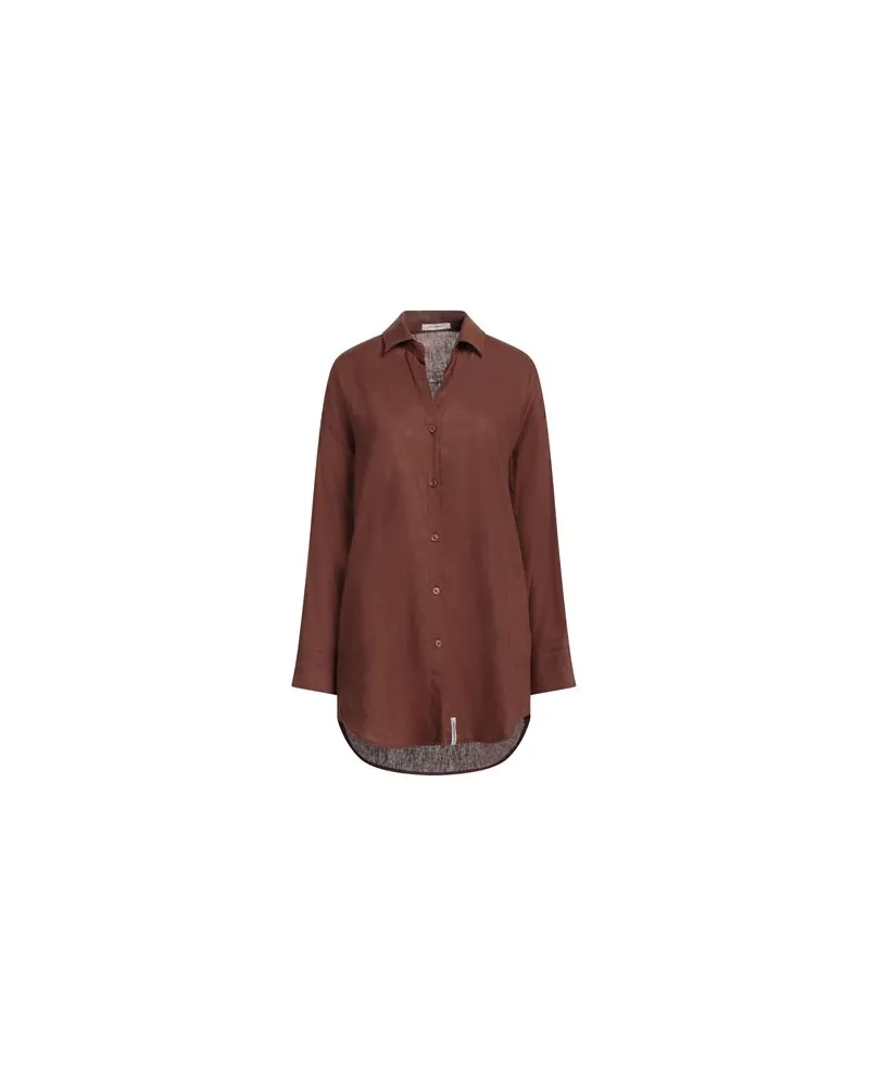 HINNOMINATE TOPS - Hemdenauf YOOX.COM Braun