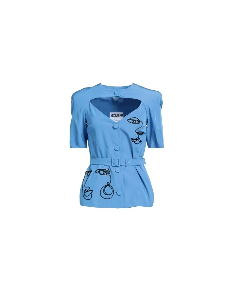 Moschino TOPS - Hemdenauf YOOX.COM Azurblau