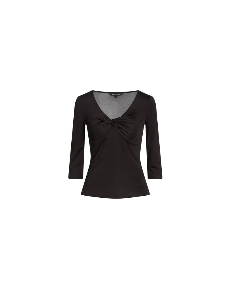 Armani Exchange TOPS - Topsauf YOOX.COM Schwarz