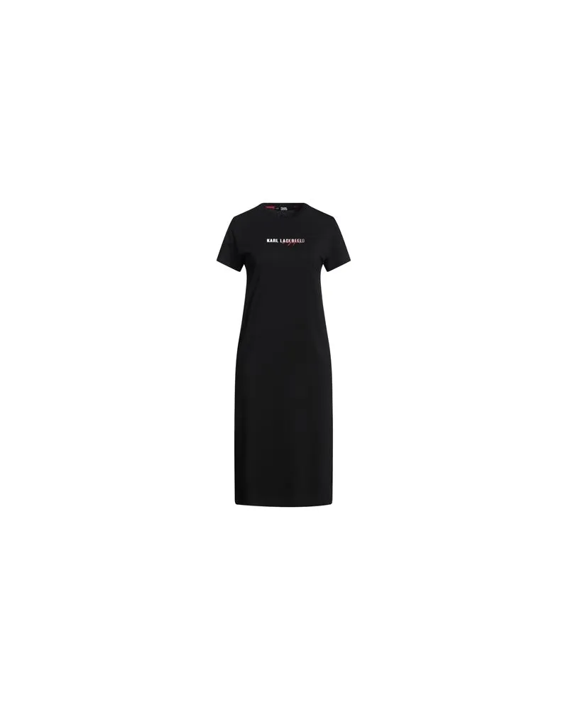 Karl Lagerfeld KLEIDER - Midi-Kleiderauf YOOX.COM Schwarz