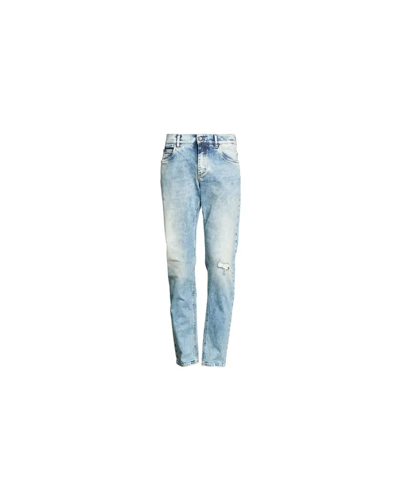 Dolce & Gabbana HOSEN & RÖCKE - Jeanshosenauf YOOX.COM Blau
