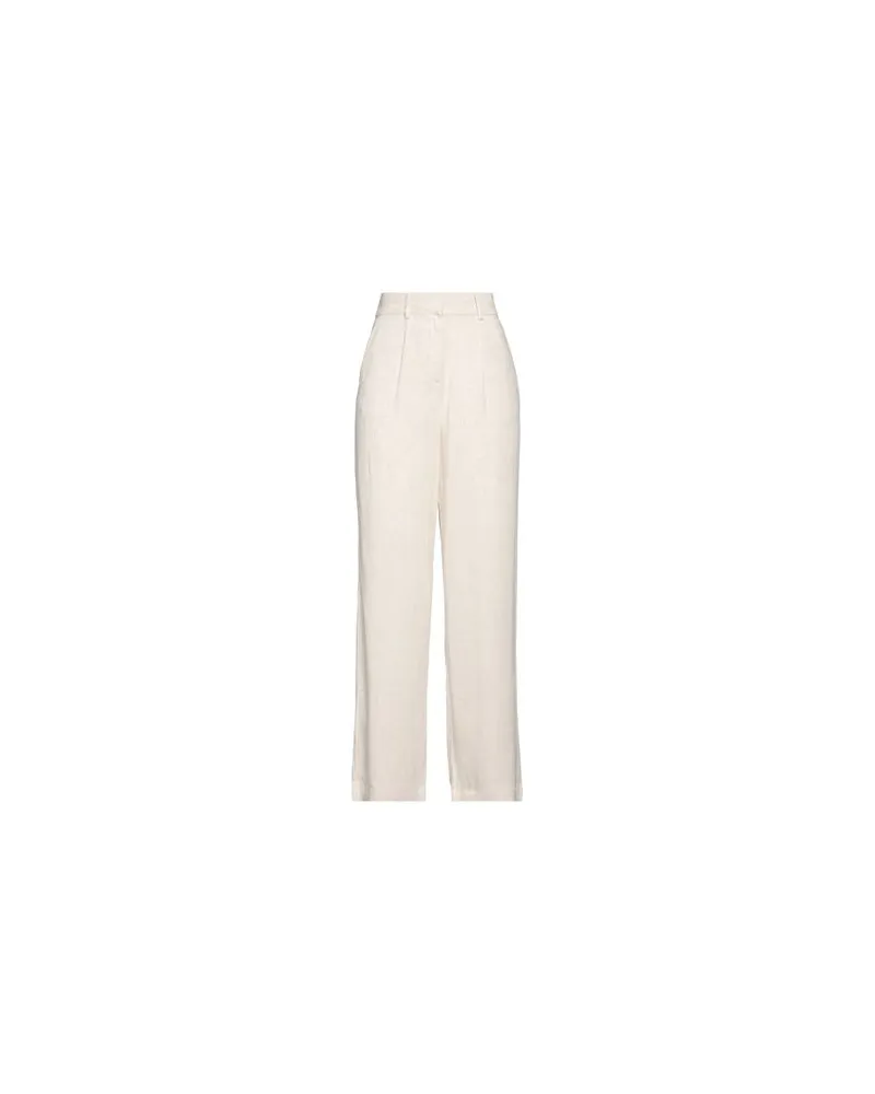 Vero Moda HOSEN & RÖCKE - Hosenauf YOOX.COM Cremeweiß