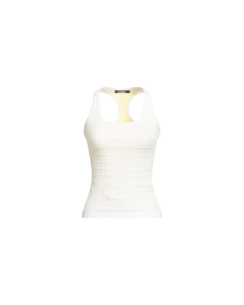 Jacquemus TOPS - Tank Topsauf YOOX.COM Cremeweiß