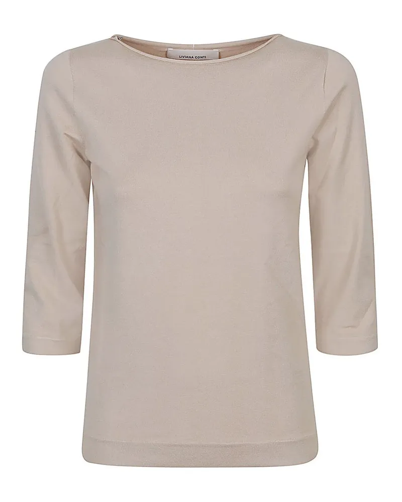 Liviana Conti Pullover Beige