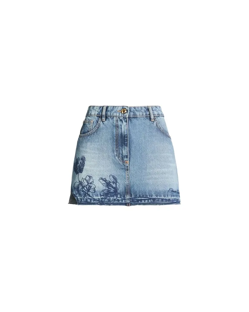 Elisabetta Franchi HOSEN & RÖCKE - Jeansröckeauf YOOX.COM Blau
