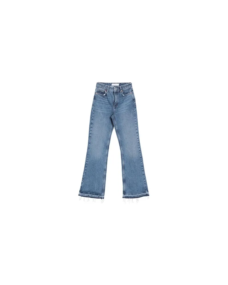 Topshop HOSEN & RÖCKE - Jeanshosenauf YOOX.COM Blau
