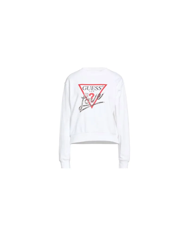 Guess TOPS - Sweatshirtsauf YOOX.COM Weiß