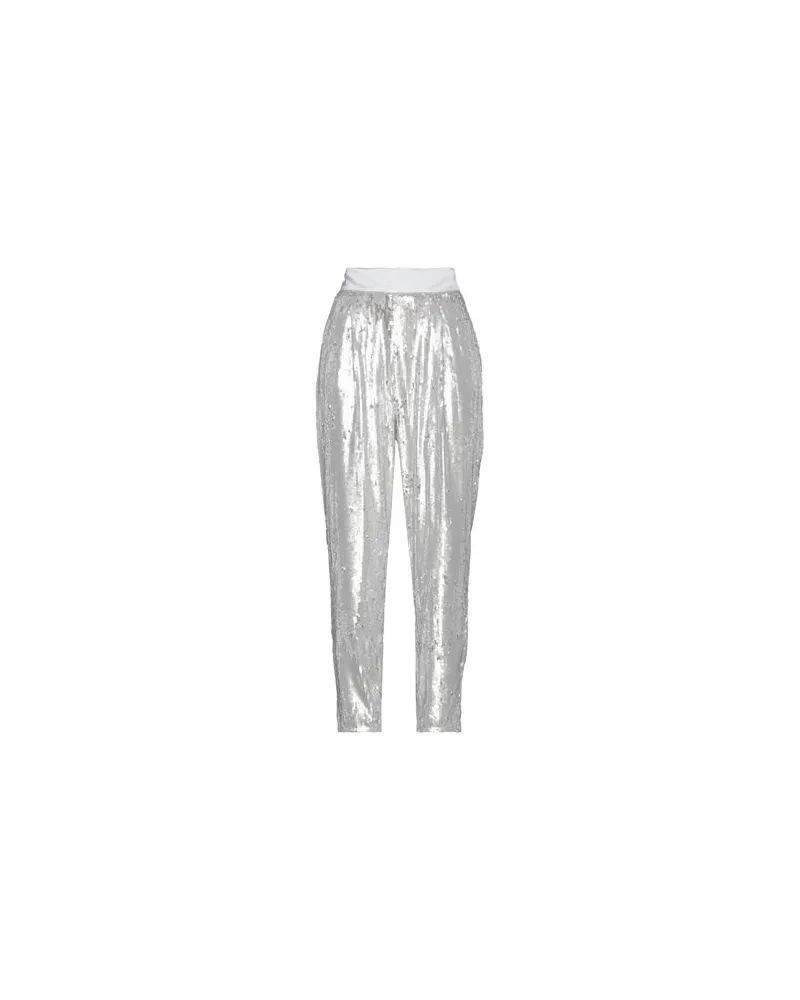 Elisabetta Franchi HOSEN & RÖCKE - Hosenauf YOOX.COM Silber