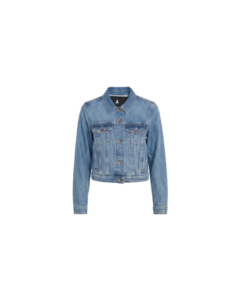 Patrizia Pepe JACKEN & MÄNTEL - Jeansjacken/Mäntelauf YOOX.COM Blau