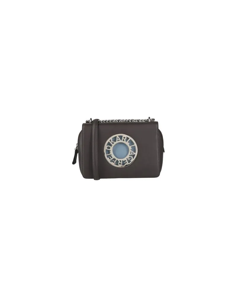 Karl Lagerfeld K/DISK SHOULDER BAG  - TASCHEN - Umhängetascheauf YOOX.COM Dunkelbraun