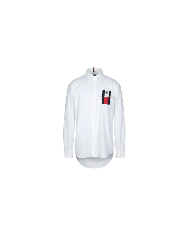 Tommy Hilfiger TOPS - Hemdenauf YOOX.COM Weiß