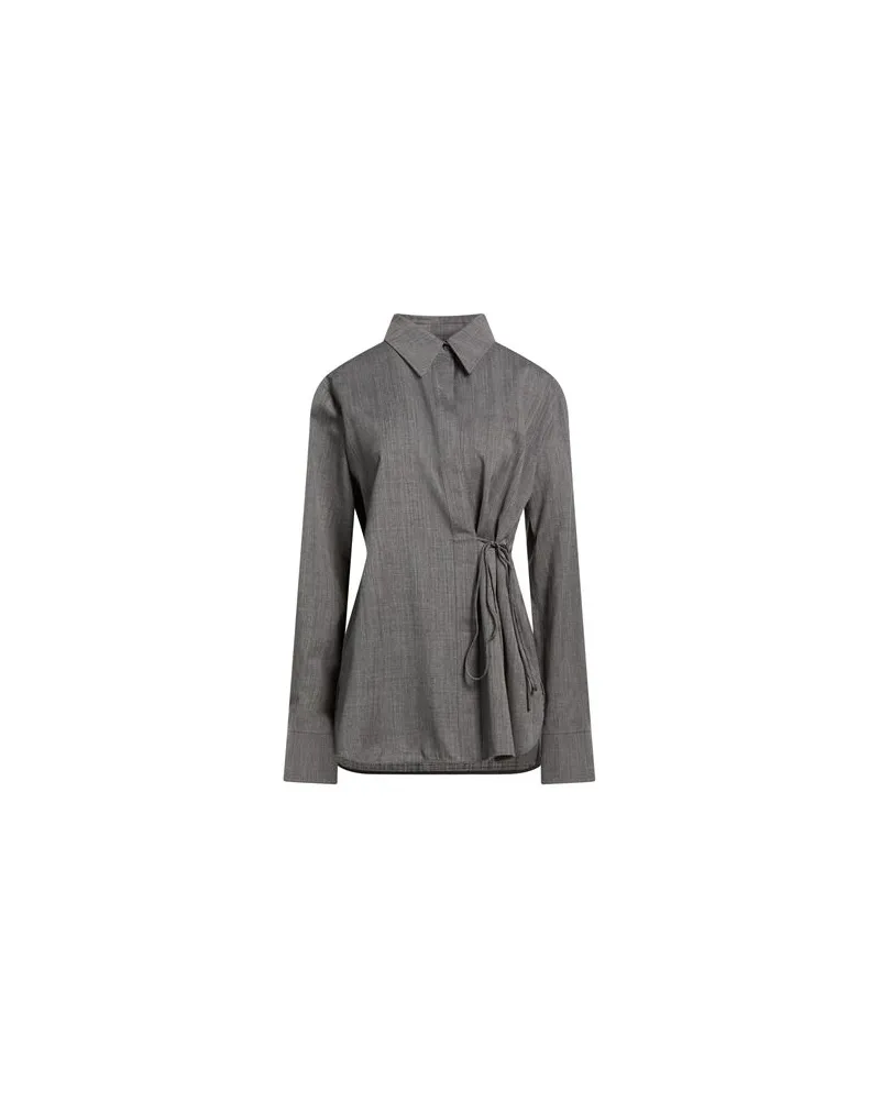 Jil Sander TOPS - Hemdenauf YOOX.COM Grau