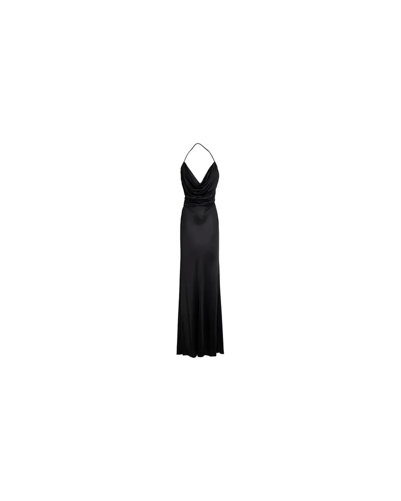 Elisabetta Franchi KLEIDER - Maxi-Kleiderauf YOOX.COM Schwarz