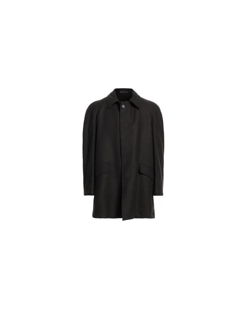 Luigi Bianchi Mantova JACKEN & MÄNTEL - Mäntelauf YOOX.COM Dunkelbraun