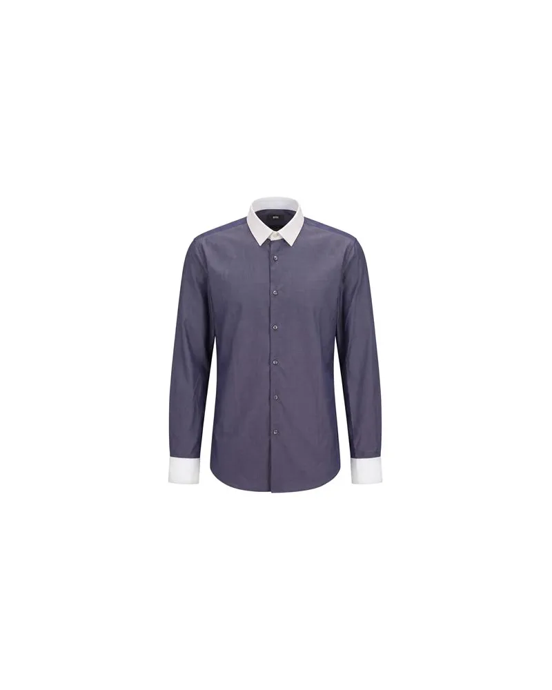 HUGO BOSS TOPS - Hemdenauf YOOX.COM Marineblau