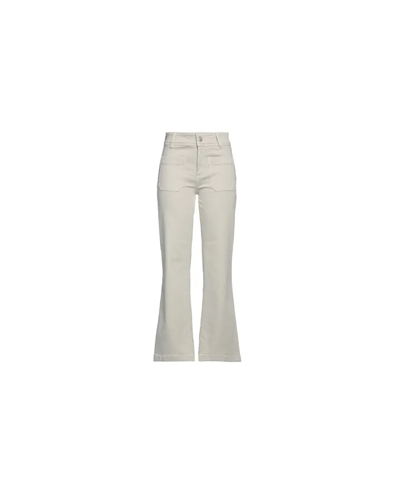 MASSCOB HOSEN & RÖCKE - Jeanshosenauf YOOX.COM Hellgrau