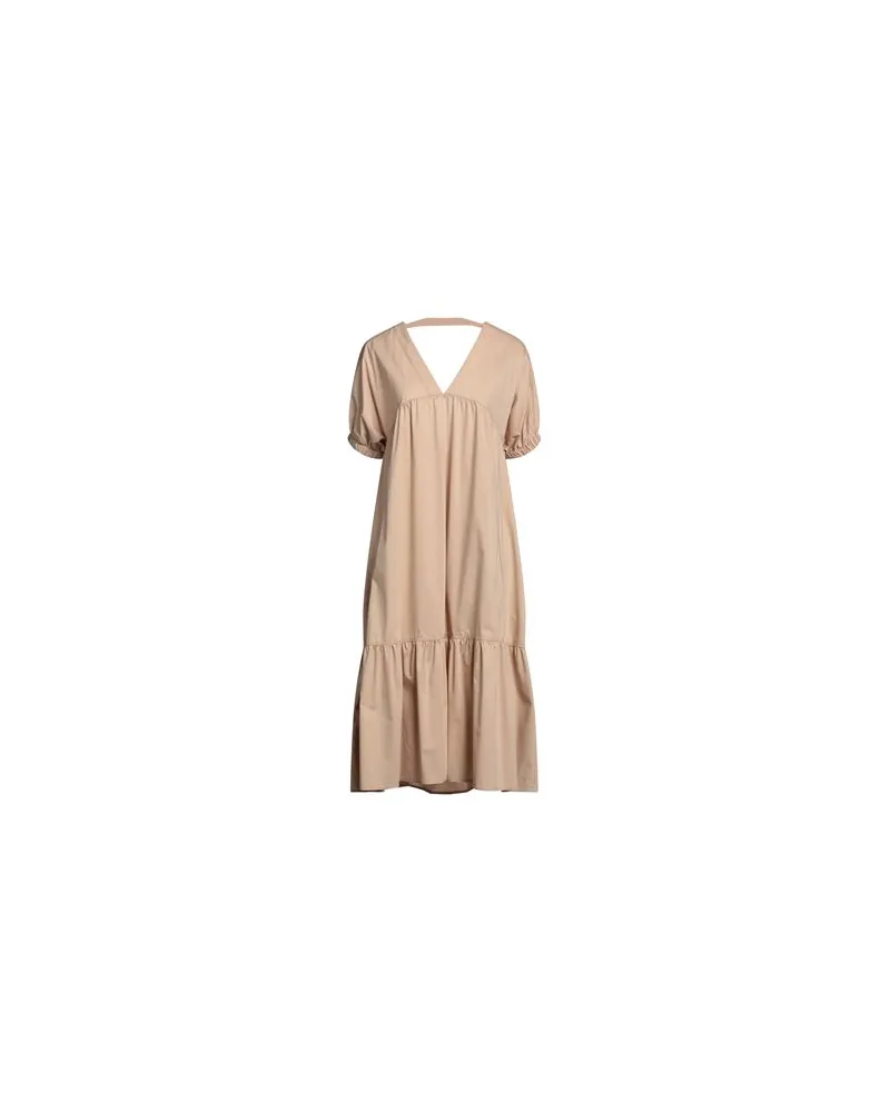 Emma & Gaia KLEIDER - Midi-Kleiderauf YOOX.COM Beige