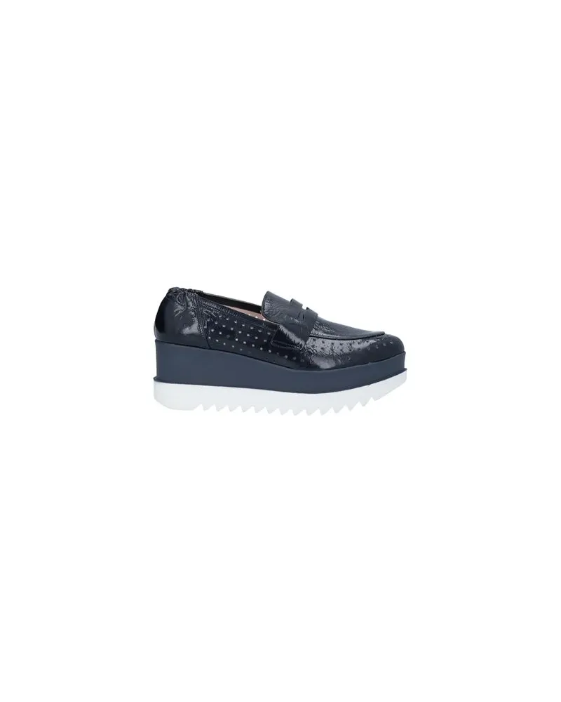 Lorenzo Mari SCHUHE - Mokassinsauf YOOX.COM Nachtblau