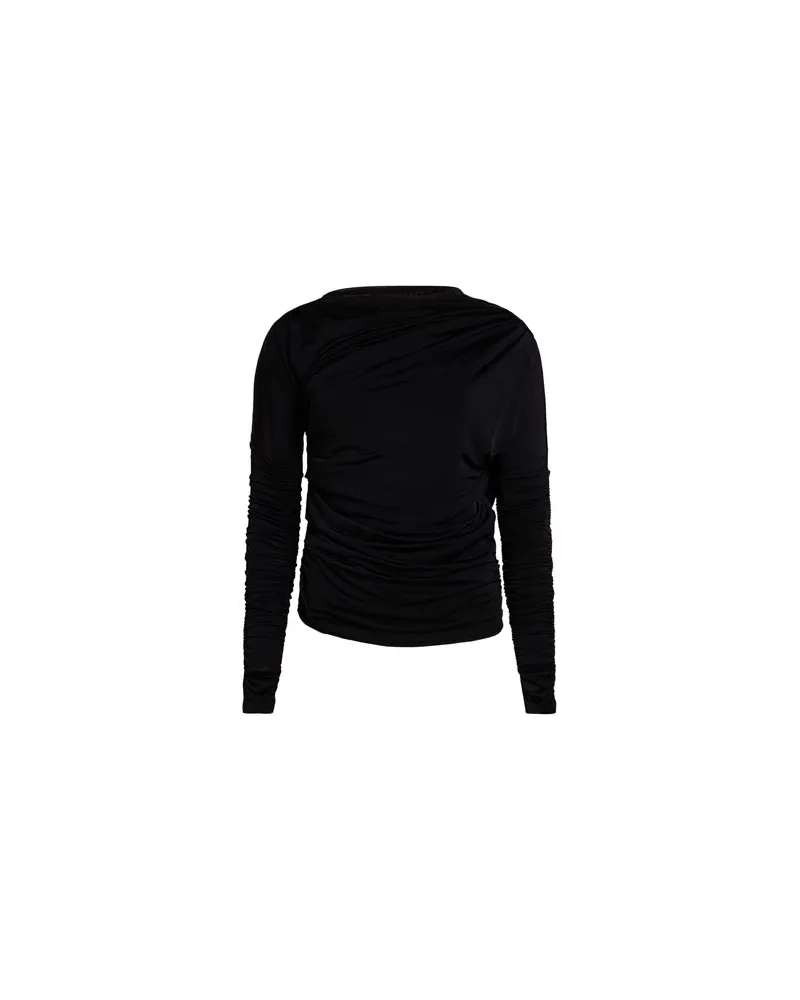 Ganni TOPS - Topsauf YOOX.COM Schwarz