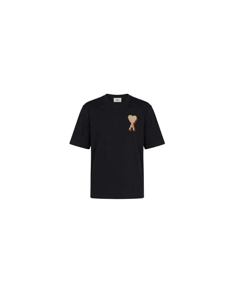 AMI Paris TOPS - T-shirtsauf YOOX.COM Schwarz
