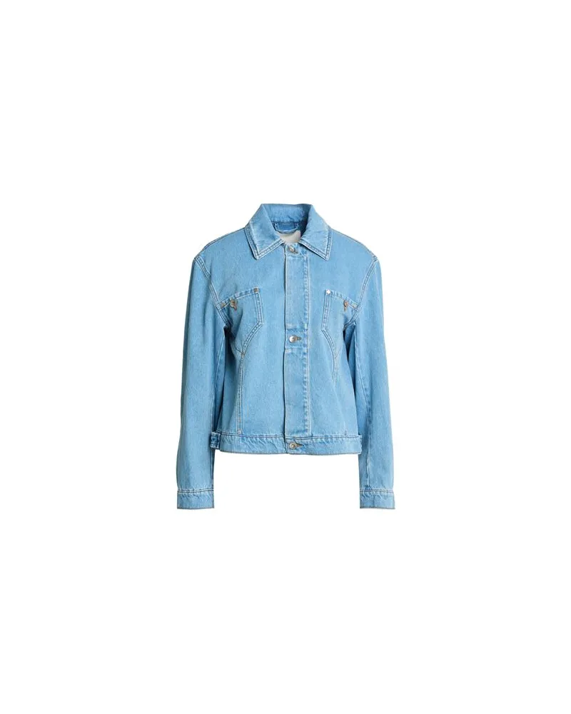 YMC JACKEN & MÄNTEL - Jeansjacken/Mäntelauf YOOX.COM Blau