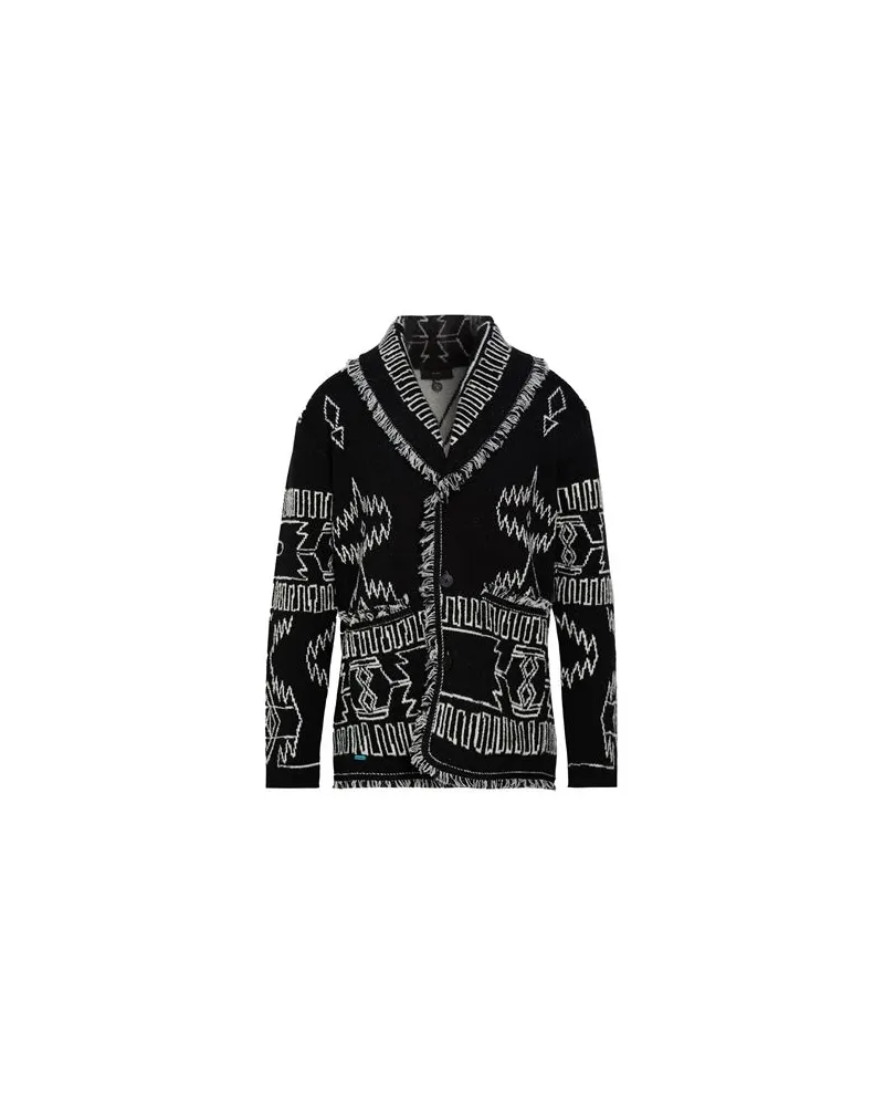 Alanui STRICKWAREN - Strickjackenauf YOOX.COM Schwarz