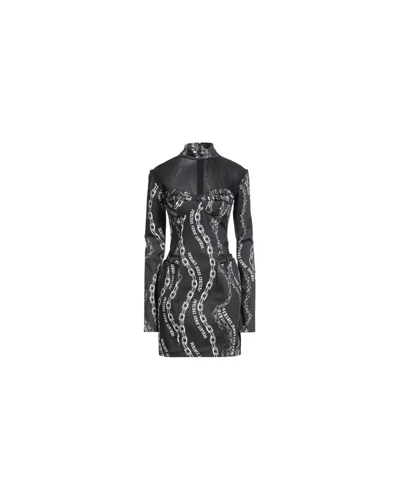 Versace Jeans KLEIDER - Mini-Kleiderauf YOOX.COM Schwarz