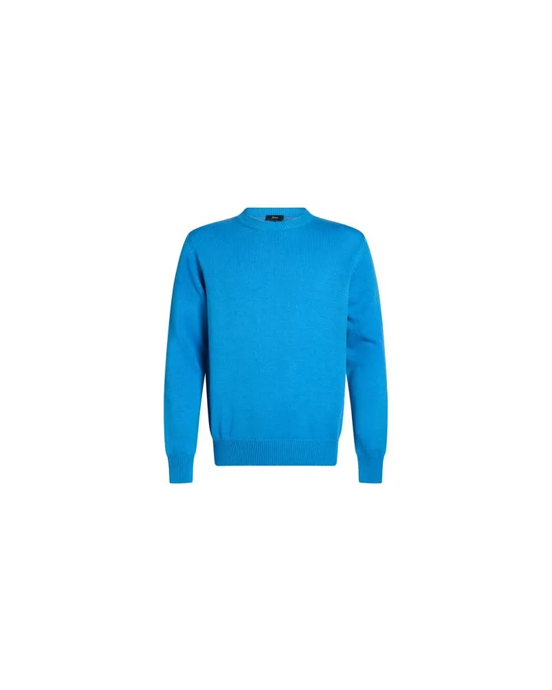 Herno STRICKWAREN - Pulloverauf YOOX.COM Azurblau