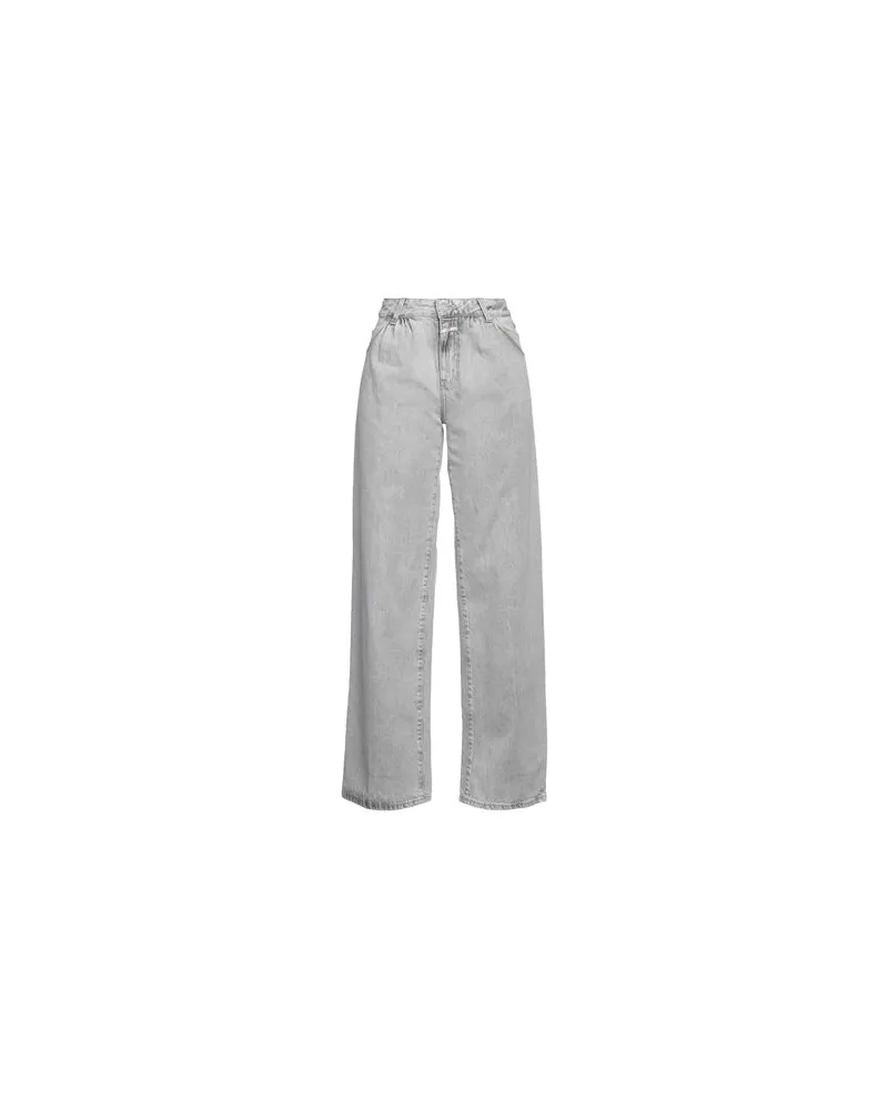 Closet HOSEN & RÖCKE - Jeanshosenauf YOOX.COM Hellgrau