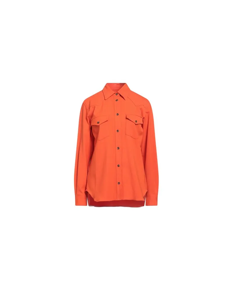 nine:inthe:morning TOPS - Hemdenauf YOOX.COM Orange